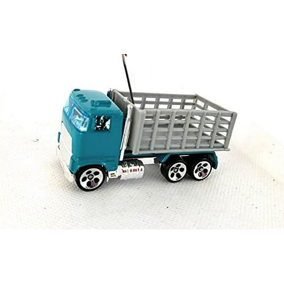 Christmas Ornament for Freight Delivery Truck Teal Gray