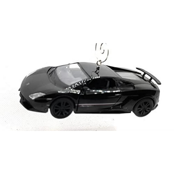 Christmas Ornament for Lamborghini Gallardo LP 570-4 Superleggera Black Large