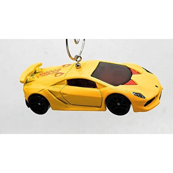 Christmas Ornament for Lamborghini Sesto Elemento Yellow