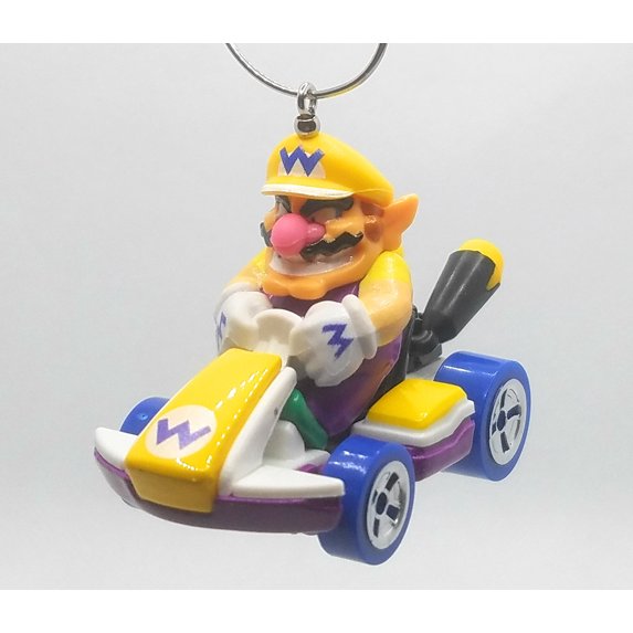 Christmas Ornament for Mario Kart Wario Standard Cart Purple Blue Yellow