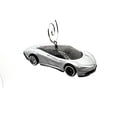 thumbnail image 1 of Christmas Ornament for McLaren Speedtail Silver, 1 of 3