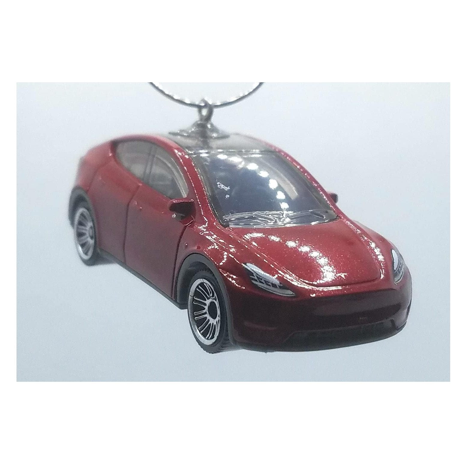 Christmas Ornament for Tesla Model Y Red - Walmart.com