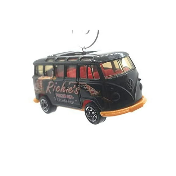 Christmas Ornament for Volkswagen Transporter Van Bus Black