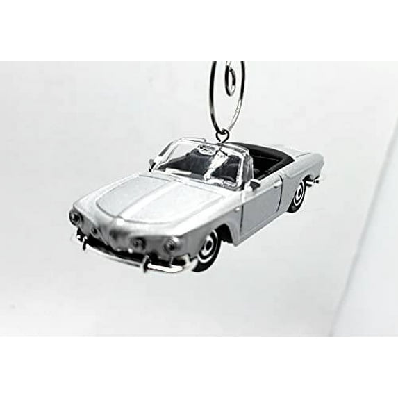 Christmas Ornament for Volkswagen Type 34 Karmann GHIA Silver