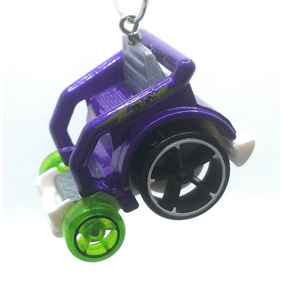 Christmas Ornament for Wheelie Chair Wheelchair Purple White Green