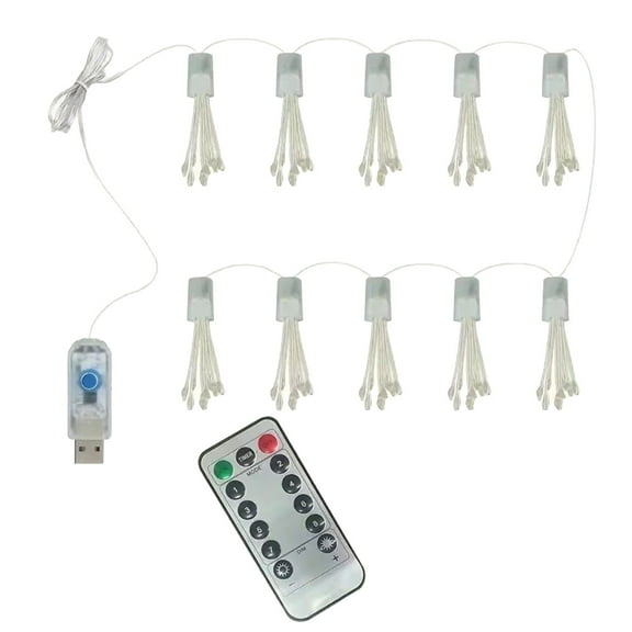 Christmas OrnamentLight String, USB Powered with Remote Control for Indoor Outdoor Party Decoration, Lighting Decor for Festive Home Garden
