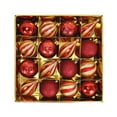 thumbnail image 1 of Christmas Ornaments,16 Pcs Christmas Ball Ornaments Set, Assorted Shatterproof Christmas Glittering Ornaments for Christmas Tree Decoration Xmas Holiday, 1 of 4