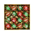thumbnail image 1 of Christmas Ornaments,16 Pcs Christmas Ball Ornaments Set, Assorted Shatterproof Christmas Glittering Ornaments for Christmas Tree Decoration Xmas Holiday, 1 of 4