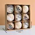 thumbnail image 1 of Christmas Ornaments, 18 Pack Hanging Ball Set for Christmas Tree Decoration Holiday Party Supplies Clear and White Rustic Style Baubles Scene Décor 2025, 1 of 4
