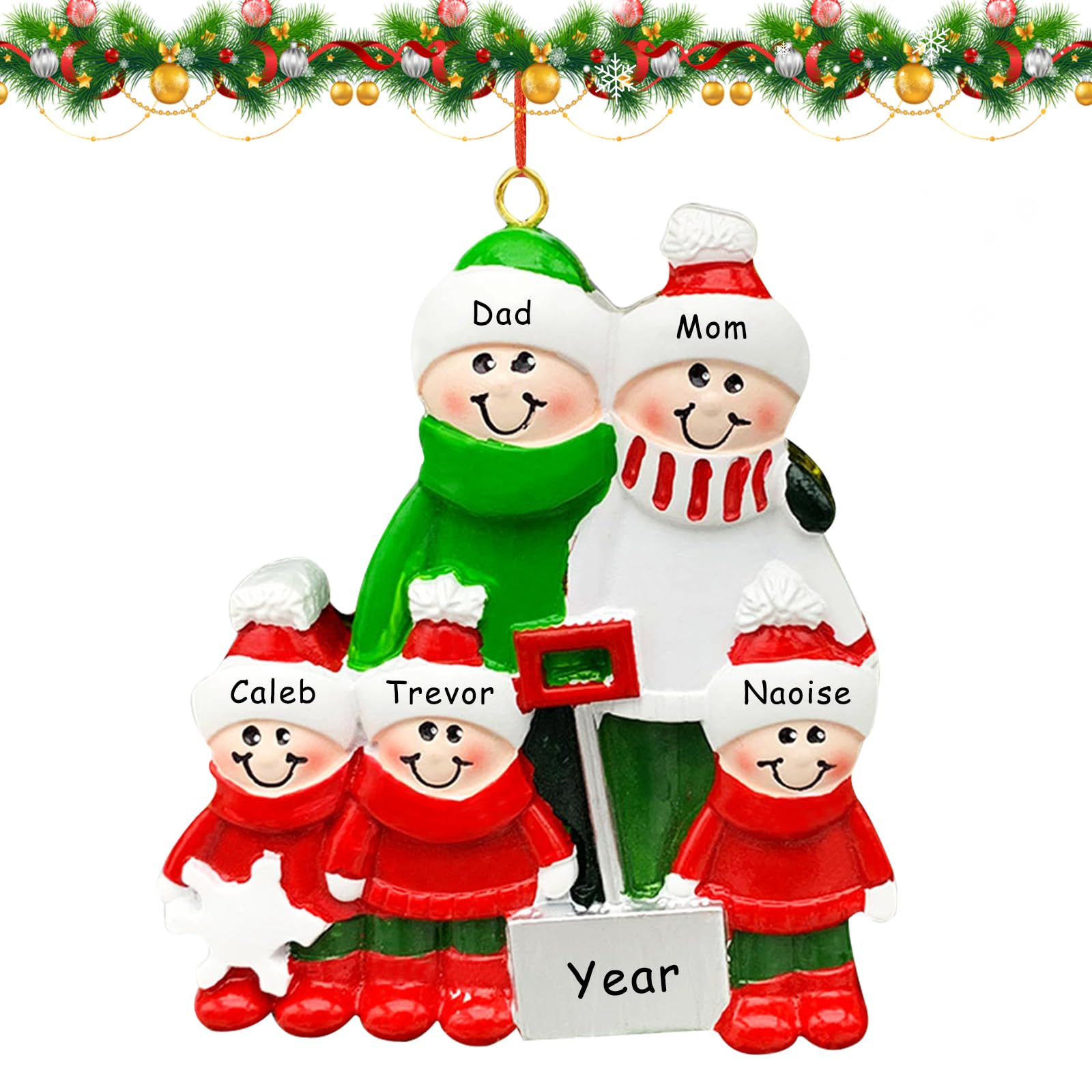 Christmas Ornaments 2025 Prsonalized Christmas Tree BSL1 Decorations