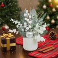thumbnail image 1 of Christmas Ornaments 2025,Table Top Christmas Tree Small Christmas Tree,Artificial Little Potted Mini Tabletop Tree Christmas Decorations, for Wedding Holiday Indoor Xmas Party Winter Decor (1PC), 1 of 9
