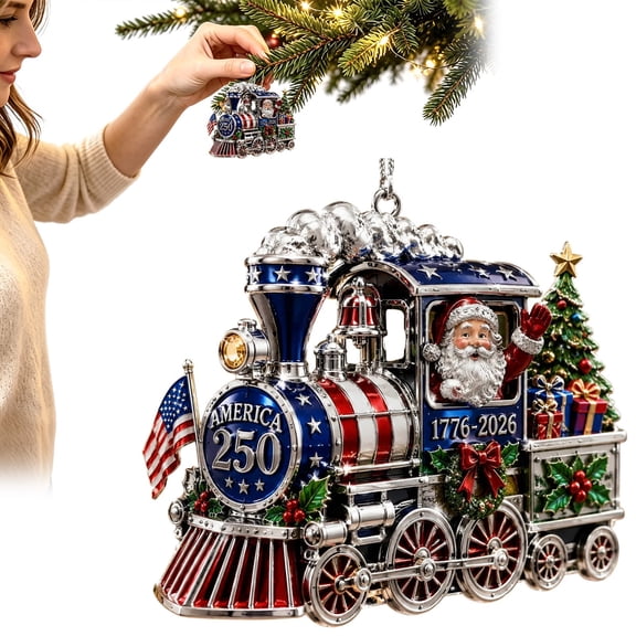 Christmas Ornaments - 250 Anniversary USA Merchandise - Christmas Ornament 2026 - United States 250th Anniversary Decor – America 250 Years Patriotic Home Decor