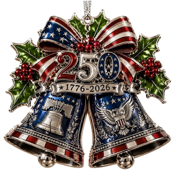 Christmas Ornaments,250 Anniversary Usa Christmas Ornament 2026,250th Anniversary Decor,250 Years Patriotic Home Decor,Anniversary Usa Christmas Tree Ornament,Hanging Decorations