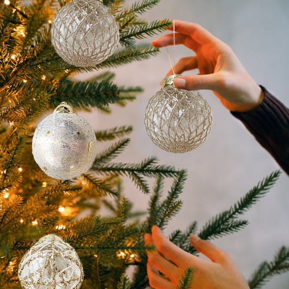 2024 End-of-year Savings Clearance! Christmas Ornaments 6pcs Shatterproof Christmas Ornaments Set Multiple Styles Ornaments For Christmas Trees Also For Other Party Decoration on Clearance!