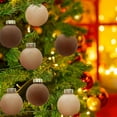 Christmas Ornaments Baeitkot 12 Pcs Velvet Christmas Balls Flocked