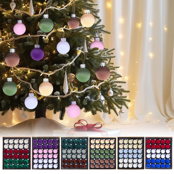 Christmas Ornaments Balls Set Christmas Ball Decorations 3cm/30pcs Christmas Ball Set Christmas Tree Decorations Indoor Ball Christmas Ornaments Sets