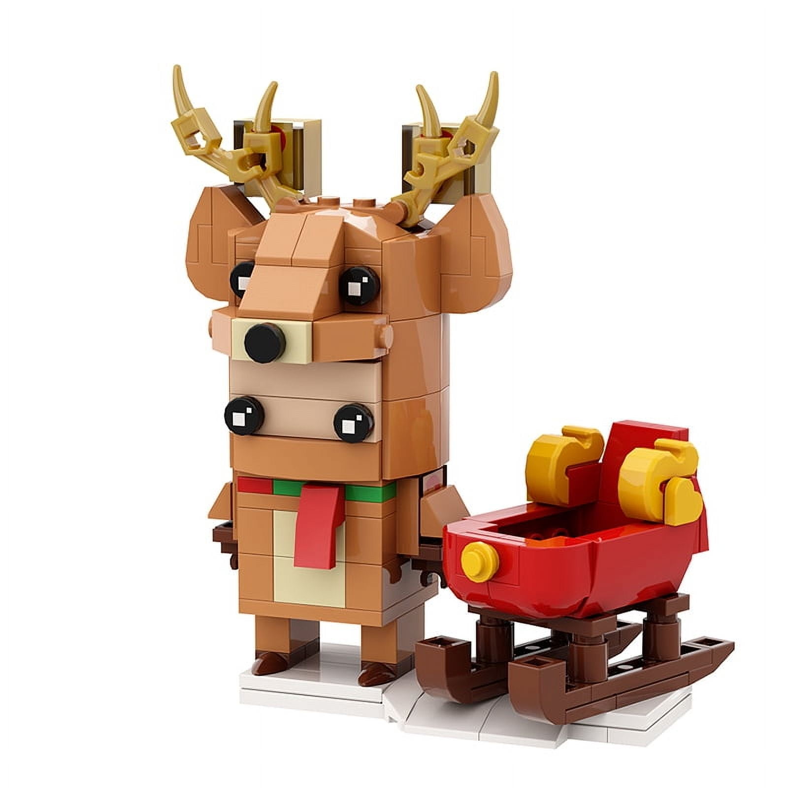 Christmas Ornaments Building Set Christmas Reindeer Building Kit Compatible with Lego Holiday Present Idea Xmas Gifts for Kids Adults 185Pcs Walmart