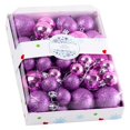 thumbnail image 1 of Christmas Ornaments Bulk Shatterproof Purple Christmas Decorations Ball Set Purple, 1 of 6