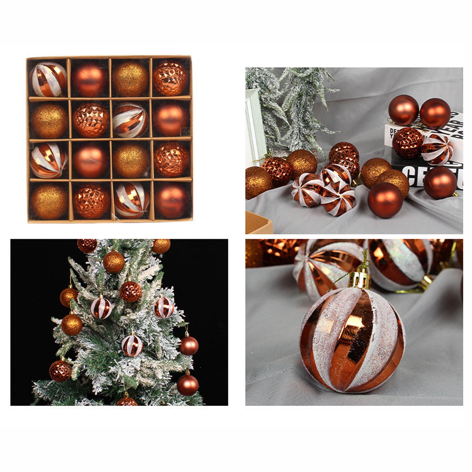 Christmas Ornaments Christmas Decorations, Christmas Tree Pendants, Christmas Balls, Bright