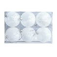 thumbnail image 1 of Christmas Ornaments, Clear Christmas Ball Ornaments, Transparent Snowflake Tree Decorations for Holiday Festival, Durable Shatterproof PVC Plastic Material, 1 of 7