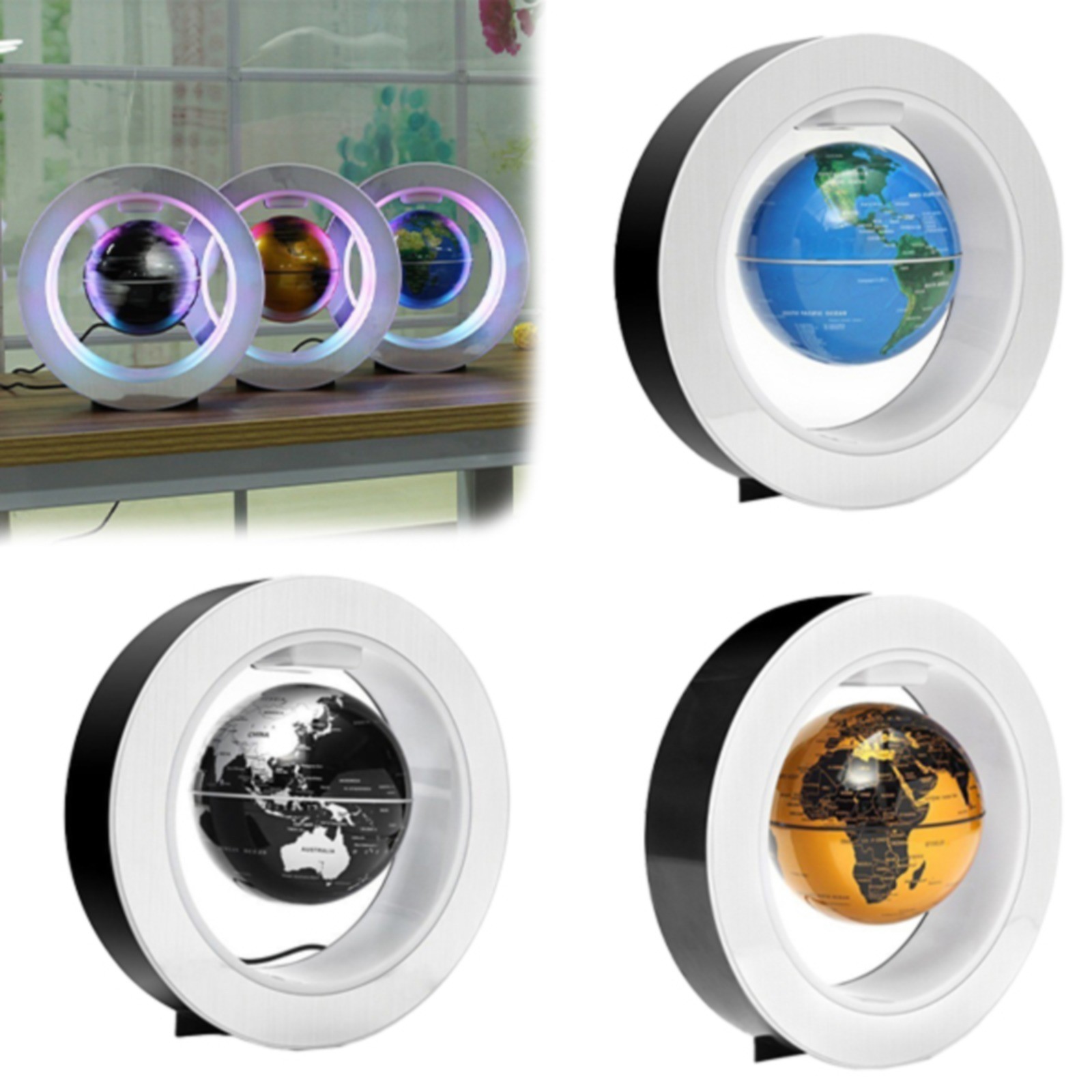 Morpheorb 2.7" 3D Crystal Ball Digital Display - Customizable Video/Photo Player, USB-C Rechargeable, Gift For Anniversaries & Birthdays