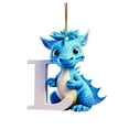 Christmas Ornaments Clearance! 1X Letter Dragon Pendant Christmas