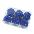thumbnail image 1 of Christmas Ornaments Clearance 80mm/3.15" Delicate Painting & Glittering Shatterproof Christmas Ball Ornaments Decorative Hanging Christmas Ornaments Baubles Set for Xmas Tree - 9 Counts (Blue), 1 of 8