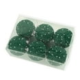 thumbnail image 1 of 80mm/3.15" Delicate Painting & Glittering Shatterproof Christmas Ball Ornaments Decorative Hanging Christmas Ornaments Baubles Set for Xmas Tree - 9 Counts (Blue), 1 of 8