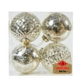 thumbnail image 1 of Christmas Ornaments Christmas Ornaments, Black Gold Christmas Tree Decorations, 4ct 100mm Shatterproof Hanging Leopard Theme Christmas Ball Ornaments for Tree, Home Indoor Party Decor, 1 of 3