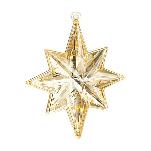 Christmas Ornaments Crystal Star, Sparkly Crystal Ornament for Xmas Tree Wedding Party Decor, Beautiful Ornaments for Women Girls (B)