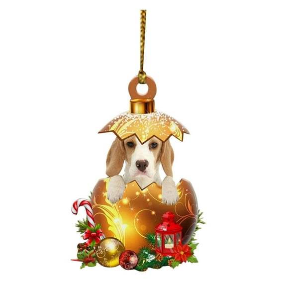 Christmas Ornaments Dog for Tree Decorations Christmas Cutouts Double Printed for Holiday Tree Party Home Decorations/ Pendant 3