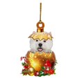 thumbnail image 1 of Christmas Ornaments Dog for Tree Decorations Christmas Cutouts Double Printed for Holiday Tree Party Home Decorations/ Pendant 8, 1 of 6
