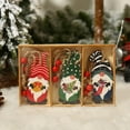 thumbnail image 1 of Christmas Ornaments Hanging Decorations Wood Christmas Tree Decorations Wooden Crafts Hanging Decorations Wood Decor Ornament Xmas Decor Hanging Crafts Christmas, 1 of 7