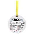 thumbnail image 1 of Christmas Ornaments, Hanging Tree Decorations, 2020 Shaped Embellishments for Holiday Decor, PVC, Unique Memento Gift for Family and Friends, Perfect for Birthday Wedding Anniversary Graduation, 1 of 7