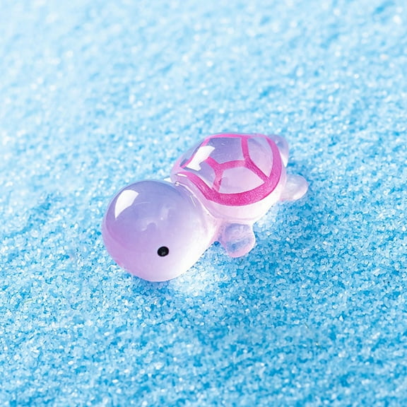 Christmas Ornaments Mini Turtle Miniature Ducks Toys Sea Turtle Bonsai Turtle Mini Tortoise Turtle Decoration Turtle Statue Miniature Turtle Figurine Liners Miniatures Turtles Resin Colorful