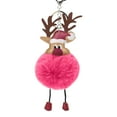 Christmas Ornaments Pendant Decoration Car Keychain Plush Cartoon