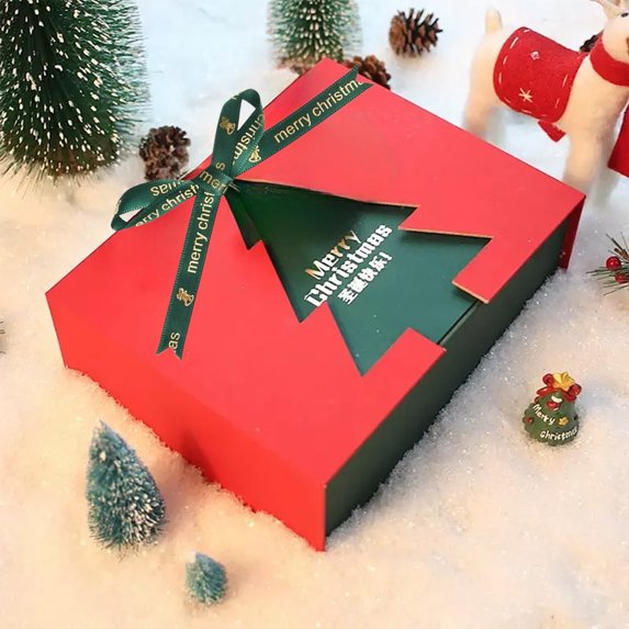 Christmas Ornaments Qwtwty Christmas Ribbon Decoration 1cm Stamping Ribbon Bow Gift Box Packaging Christmas Tree DIY Polyester Ribbon Woven Ribbon