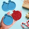 thumbnail image 1 of Christmas Ornaments Resin Molds, 1 Pcs Round Resin Ornaments Molds, Epoxy Pendant Casting Molds, Silicone Resin Molds for DIY Crafts Making Holiday Xmas Home Decor, 2.7 Inches, 1 of 6