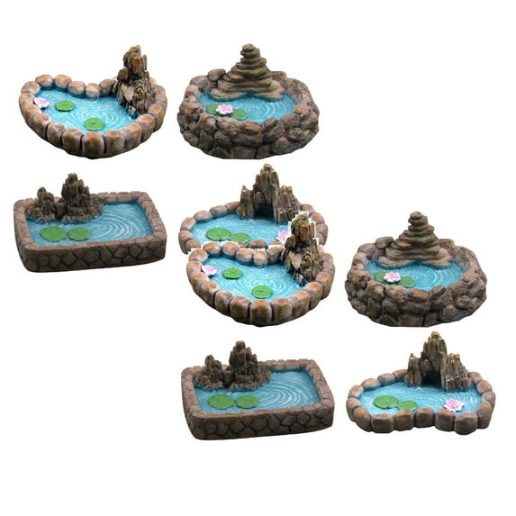 Christmas Ornaments Set,Accessories Landscapes Diy Micro Fairygarden Miniatures Pool Craft Resin Ration & Hangs