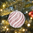 thumbnail image 1 of Christmas Ornaments Set, Powder Dipped Hanging Balls for Tree Decorations, Multi-Purpose Holiday Decor, Red Gold Pink Decorations, Plastic Pendants, 1 of 7