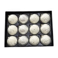 thumbnail image 1 of Christmas Ornaments Set Vintage Silver and White Hanging Balls 12 Piece for Christmas Tree Decorations Home Holiday Season Display, 1 of 6