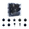 thumbnail image 1 of Christmas Ornaments Set with 24pcs Shatterproof Christmas Tree Decorations Multi-Size Christmas Ball Ornaments with 10 Styles Blue, 1 of 6