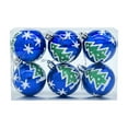 thumbnail image 1 of Christmas Ornaments, Shatterproof Christmas Decorations, 6pc Set Xmas Tree Balls for Holiday Wedding Party Tabletop Small Trees Decoration, Durable Plastic Material, 2.36 Inch, 1 of 7