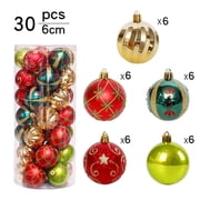 Christmas Ornaments, Shatterproof Christmas Tree Ornaments Set, Christmas Balls Decoration Garden Country Woodland