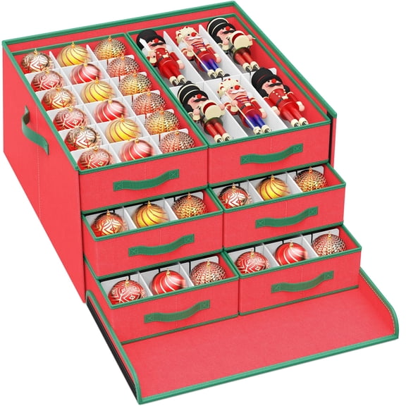 Tote Box Rack Ornaments Storage