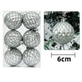 thumbnail image 1 of Christmas Ornaments for Tree, 6 PCS Christmas Tree Ornaments Set Shatterproof Xmas Bulbs Decorations Set Christmas Tree Decorations Balls, 2025 Christmas Decor, Xmars Party Wedding Suppiles, 1 of 1