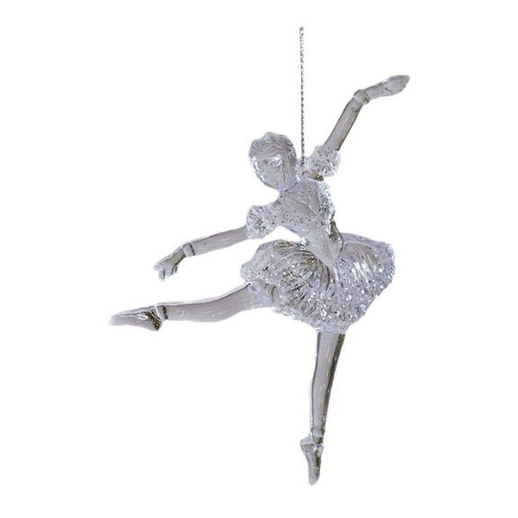Christmas Ornaments Tree Decorations Ballet Girl Pendant Elegant Durable PC Material for Winter Holiday Garland