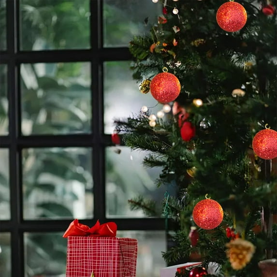 Christmas Ornaments Twenty Christmas Tree Decorations Christmas Decorations Four Shatterproof Christmas Decor Christmas Tree Decorations Christmas With navidad decoration Hanging Rings For