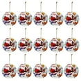 Christmas Ornaments Christmas Wooden Hanging Christmas Decor Card