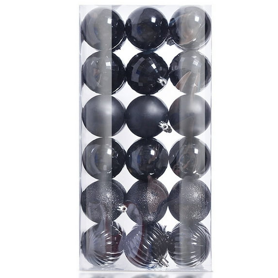 Christmas Ornaments for Xmas Trees,Christmas Ball Ornaments - black